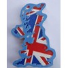 Fridge Magnets Union Jack Great Britain Map British Flag Souvenir