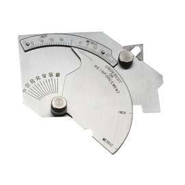 RIVERWELD Bridge Cam Gage Test Ulnar Welding Inspection Gauge Checks Depth of Undercut and Pitting Fillet Weld Throat Size and Length Angle of Preparation Misalignment