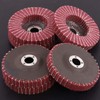 Rustark 6 Pcs 4" Nylon Fiber Flap Disc Abrasive Flap