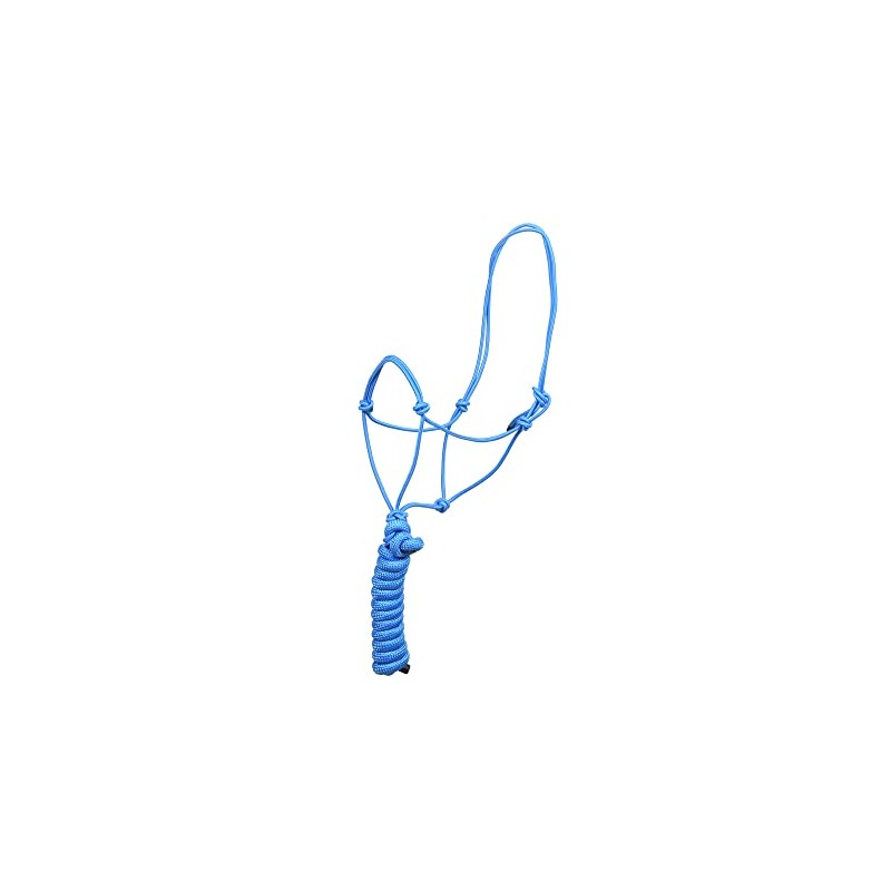 SIE Rope Halter for Horses with 8 ft Lead Rope