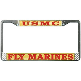 Honor Country USMC Fly Marines License Plate Frame