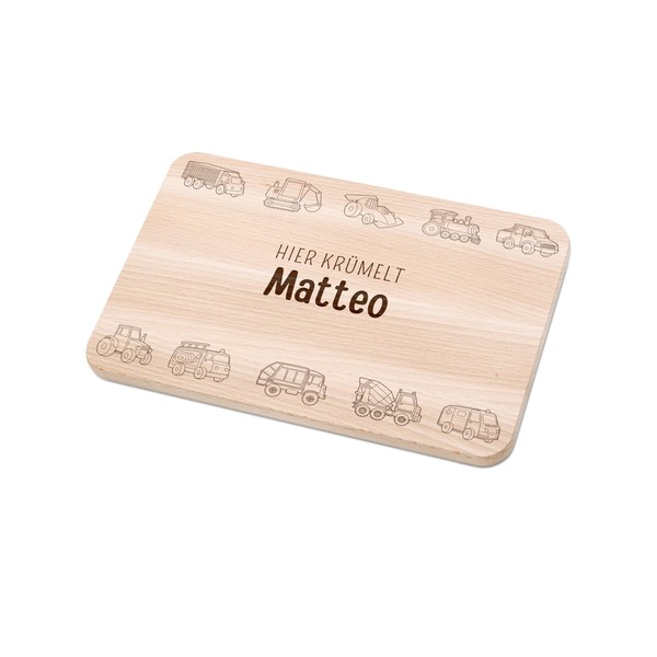 Bärenfreunde® - Individual Wooden Board with High-Quality Engraving for Children