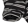 Dog Striped Pajamas Classic Black White Stripe Lightweight Full Coverage