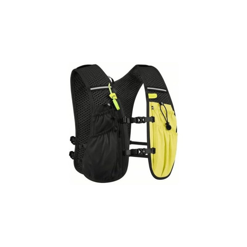 Mochila Poliéster Unisex Reflectante, Mochila con Paneles Malla Transpirable, para