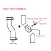 Water Temperature Sensor Adapter, Car Water Temp Joint Pipe Adapter