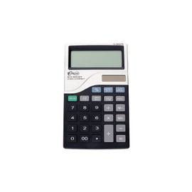 Calculator Dual Operated Plastic Calculator with All Necessary Functions Suitable for School, Work and Home. 130 x 140 mm High Visibility Numbers