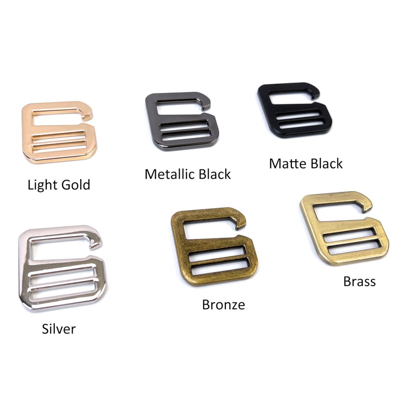 VersaKits 10 Pcs Heavy Duty Metal G Hooks Flat Tri-glide