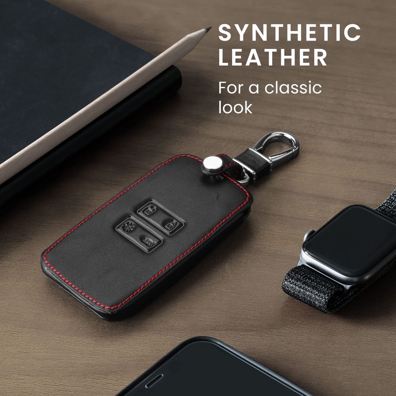 kwmobile Key Cover Compatible with Renault 4 Button Car Key