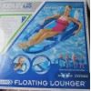 Kelsyus Deluxe Inflatable Floating Pool Lake Chaise Lounger Blue Cup Holder New