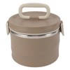 Insulated Food Container 304 Stainless Steel PP Stackable Portable Round