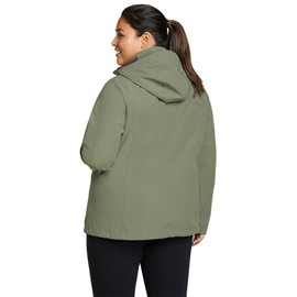 Eddie Bauer Women's Rainfoil Packable Jacket, Sprig Recycled, Large