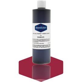 MAROON 13.5 Ounce Soft Gel Paste Food Color