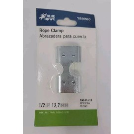 Blue Hawk 1/2" Rope Clamp Zinc-Plated #0656960 Light Duty 0118