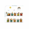 Condessacity Wall Stickers, Kids, Small Train, Wallpaper Stickers, Removable, Animals,