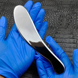 CUTEMEDI Stainless Steel Cassa Plate, Stainless Steel Cassa Plate, Myofascial Release Tool, Myofascial Mobilization Tool, (ST030 Type)