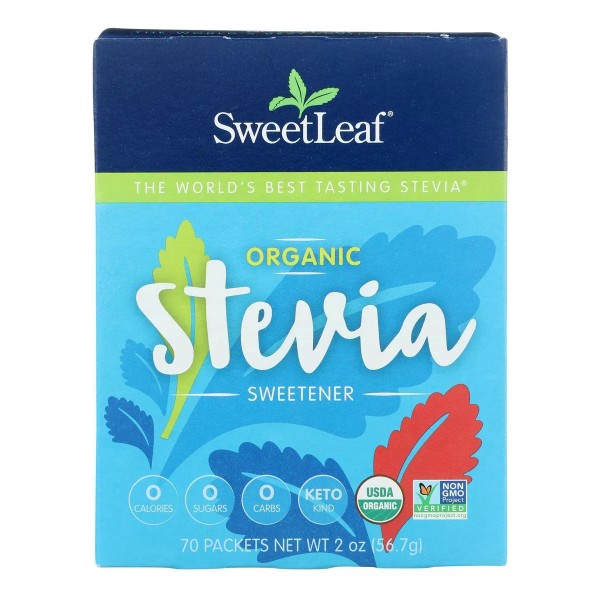 Sweet Leaf Endulzante Natural De Stevia Organico Sachets Sfn