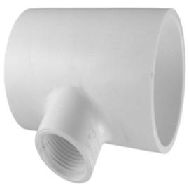 CHARLOTTE PIPE 1 x 1 x 3/4 SCH 40 RED TEE SXSXFPT PRESSURE ( 1 Unit Piece )