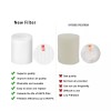 For Shark 4 Pack Replacement Filters for Shark IQ RV2502AE