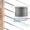 Deck Man T316-Stainless Steel Adjustable Angle 1/8" Cable Railing Kit/Hardware