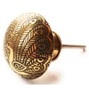French Furniture Fittings Set of 6 Brass Knobs (FFF) Kitchen