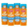 O'Keeffe's Lápiz labial reparador, protector e hidratante, paquete de 4