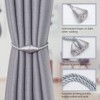 NICEEC 4 Pack Upgrade Magnetic Curtain Tiebacks 16 Inch Handmade