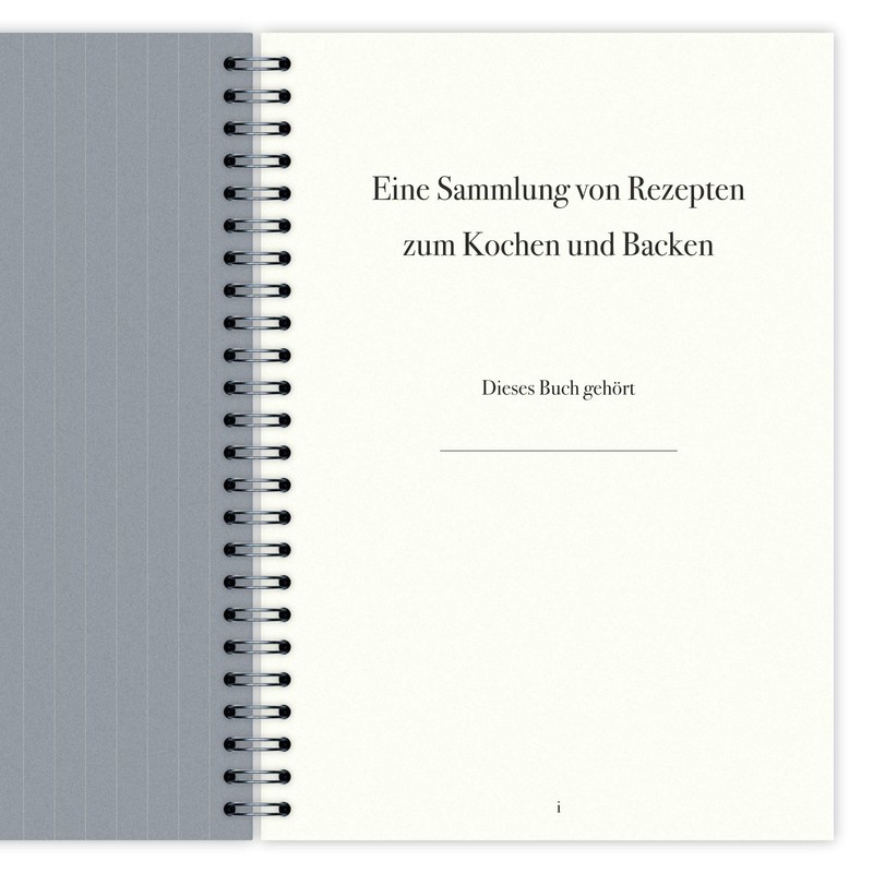 etmamu Recipe Book A5, 102 Pages, for Writing Yourself, DIY