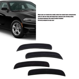 Akozon Side Bumper Marker Light 4 Pieces Front Rear Side Bumper Marker Light 68214126AA 68214127AA for 2015‑2022