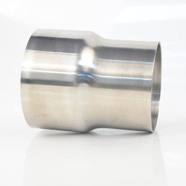 Universal ID 2.5 Inch to OD 3 Inch Exhaust Adapter, Stainless Steel Exhaust Coupler(2 1/2" ID to 3" OD), Pipe Adapter Whole Length 3.6 Inch