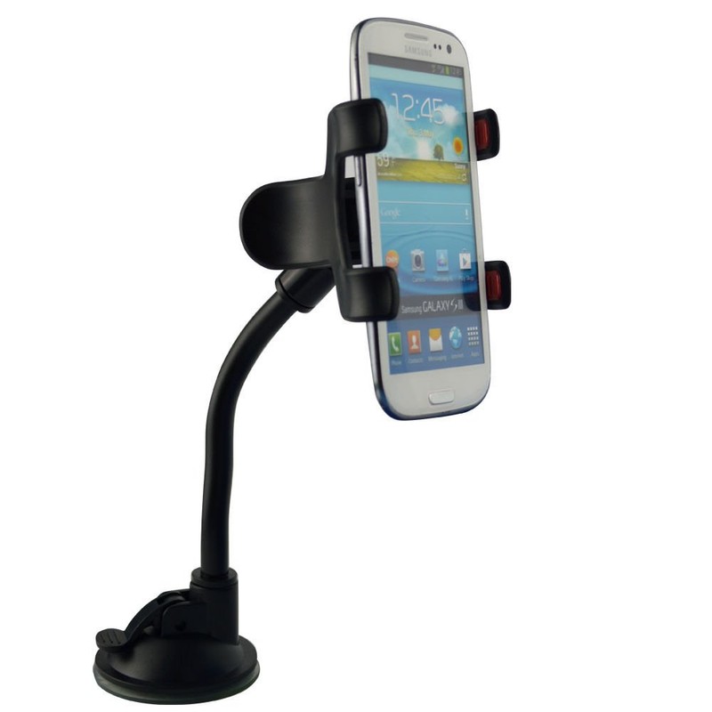 Jeremywell Car Mount, Universal 360 Degree Rotating Car Windshield Mount