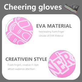 4pcs Giant Foam Finger Gladiators Foam Hands For Stadium Events Cheerleading Big Foam Hands For Games Sports Fan Number One Mood Prop Foam Fingers