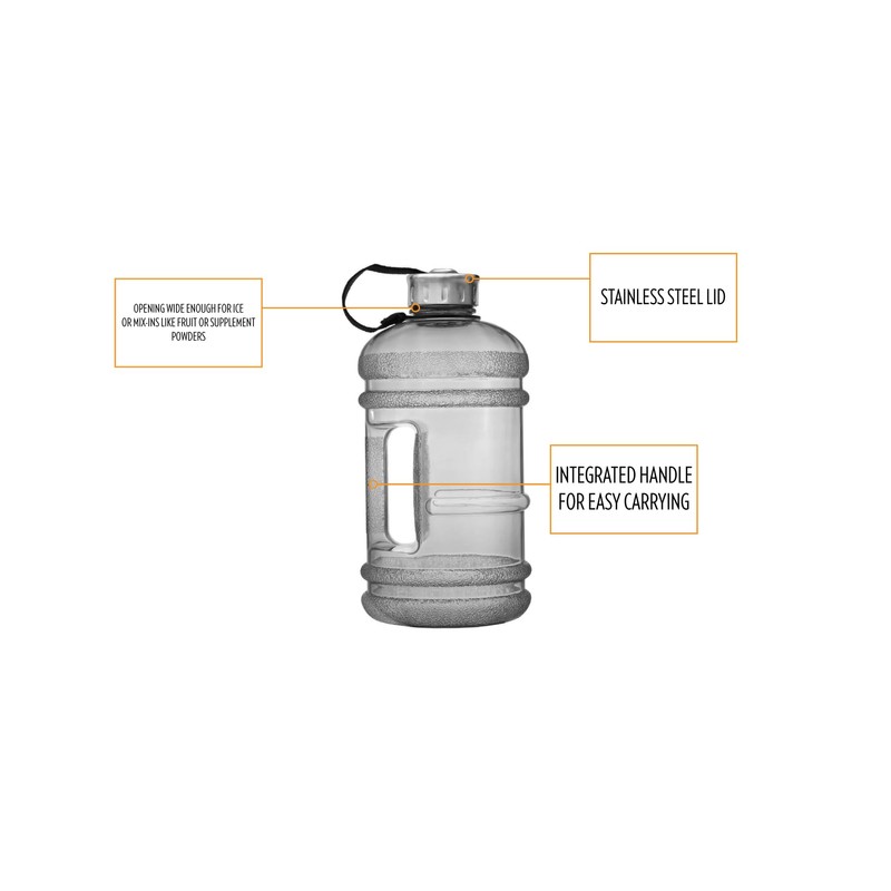 New Wave Enviro Iconic 2.2 Liter BPA Free Water Bottle