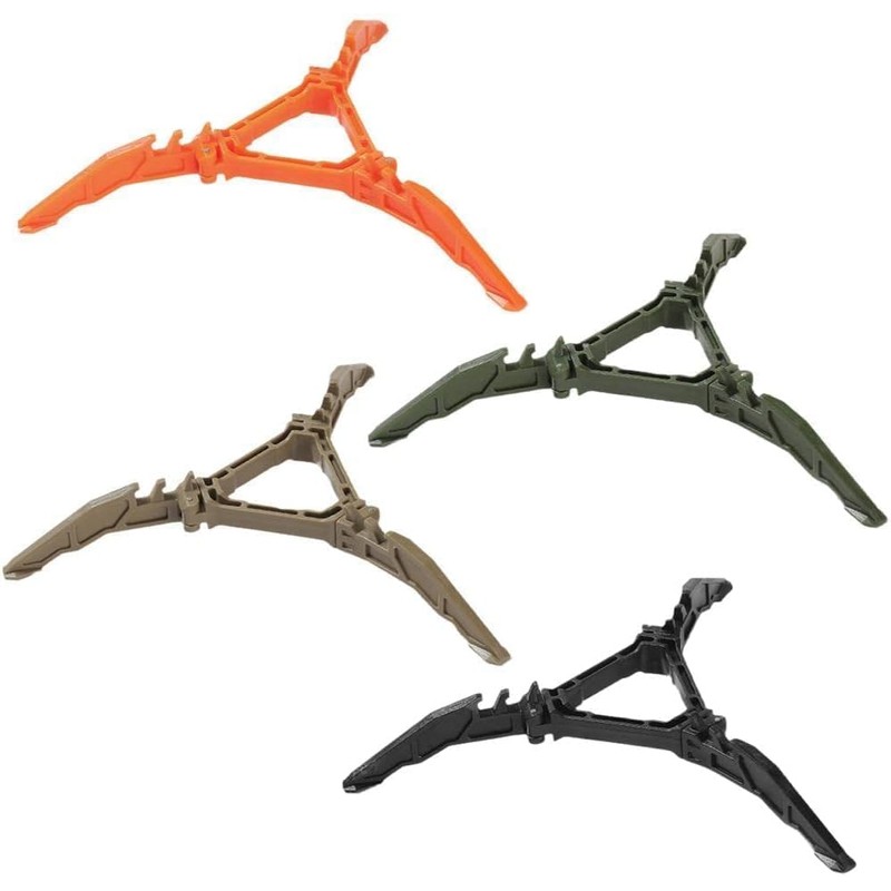 Orange Fuel Canister Stabilizer for Camping Stove Foldable Outdoor Camping