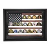 Owlgift American Flag Challenge Coin Display, Holds Military Coins, Military