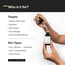 Minimalist Minimalist 16% Vitamin C Serum with Antioxidants for Anti Aging & Glow | Reduces Skin Damage & Redness to Brighten Dull Complexion | For All Skin Types | For Women & Men | 0.68 Fl Oz / 20 ml