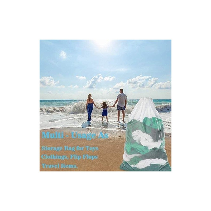 INF Laundry net, laundry bag large, laundry bag 90x60cm, white