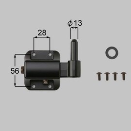 LIXIL TOEX KUN89011A Adjustable Bracket H (Top) BK Black