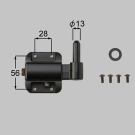 LIXIL TOEX KUN89011A Adjustable Bracket H (Top) BK Black