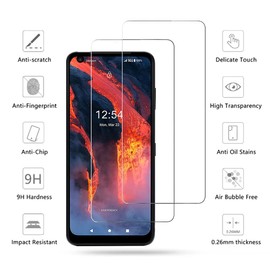 VIESUP for Orbic Myra 5G High Clear Screen Protector Tempered Glass - [2Pack] 9H Hardness Anti-Scratch Screen Protector Protective Tempered for Orbic Myra 5G
