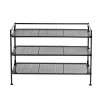 Berkley Jensen Heavy duty metal mesh shoe rack organizer storage