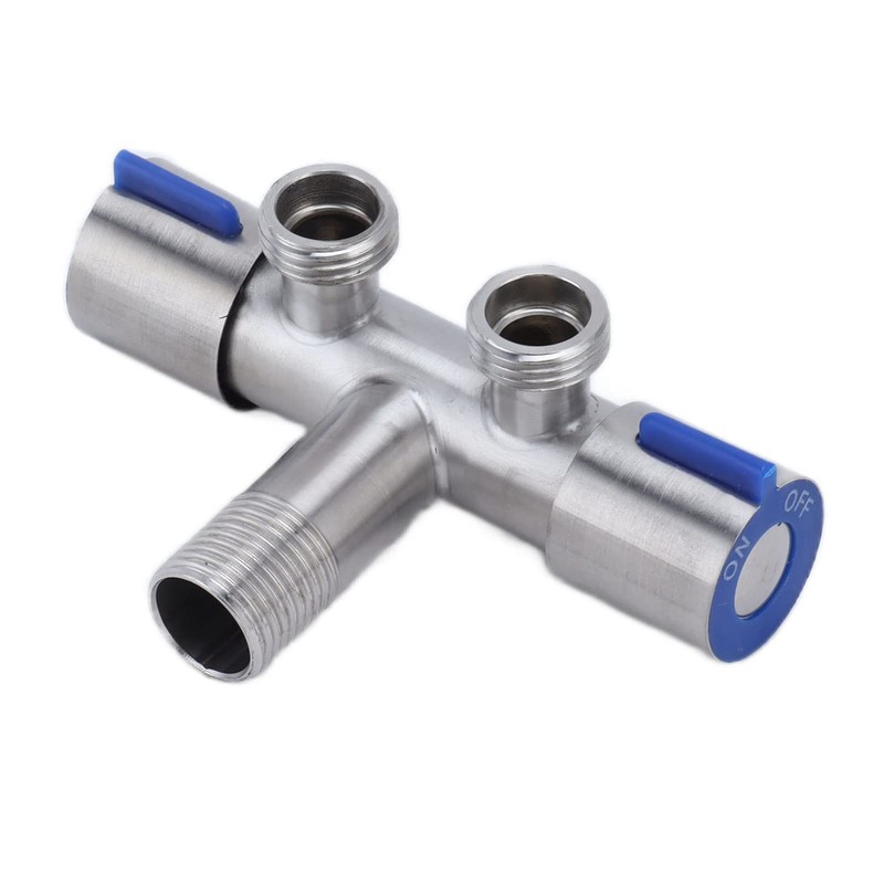 Hapivida Water Diverter Valve G1/2 Stainless Steel Angle Valve 1
