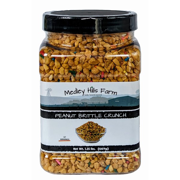 Peanut Brittle Crunch Coat Ice Cream Toppings by Medley hills