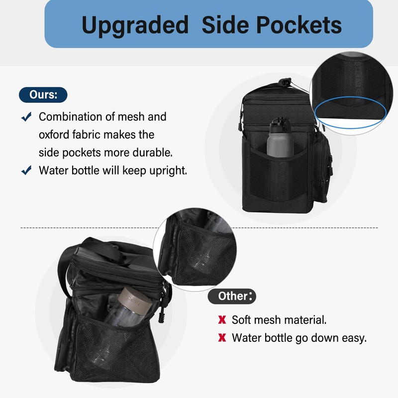 Lunch Box Cooler Bag - Tactical Insulated Lunchbox for Men