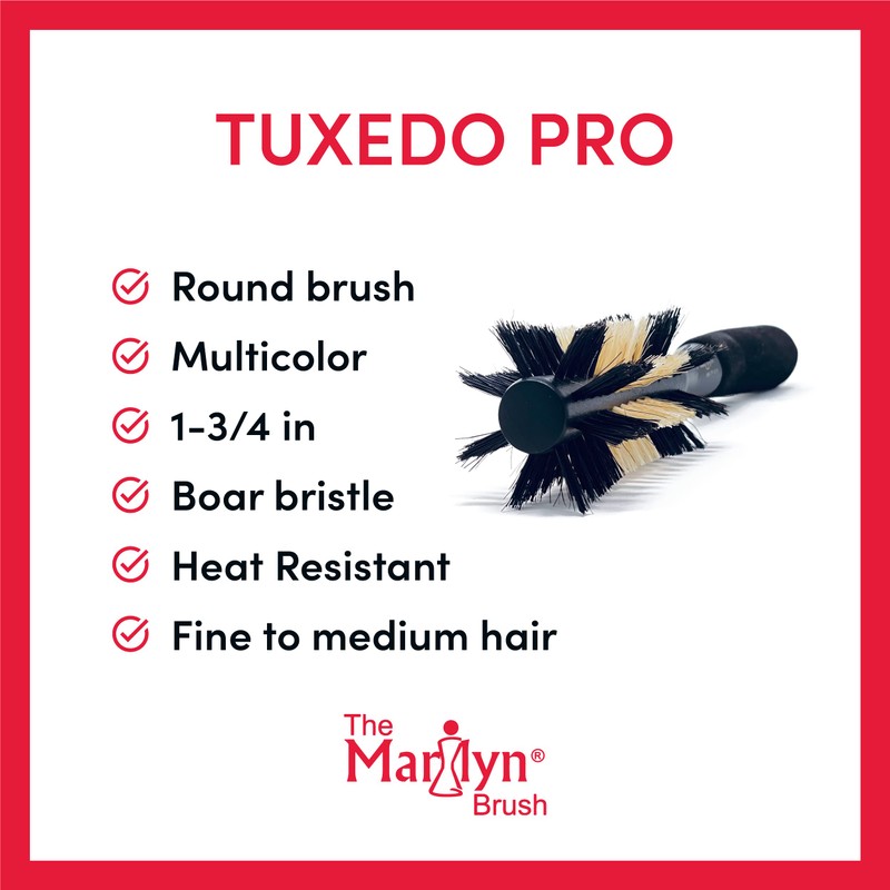 Marilyn Brush Tuxedo Pro Brush, 1 3/4 Inch