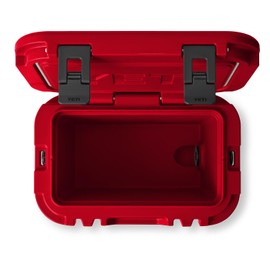 YETI Roadie 15 Hard Cooler with DoubleDuty Shoulder Strap, Rescue Red