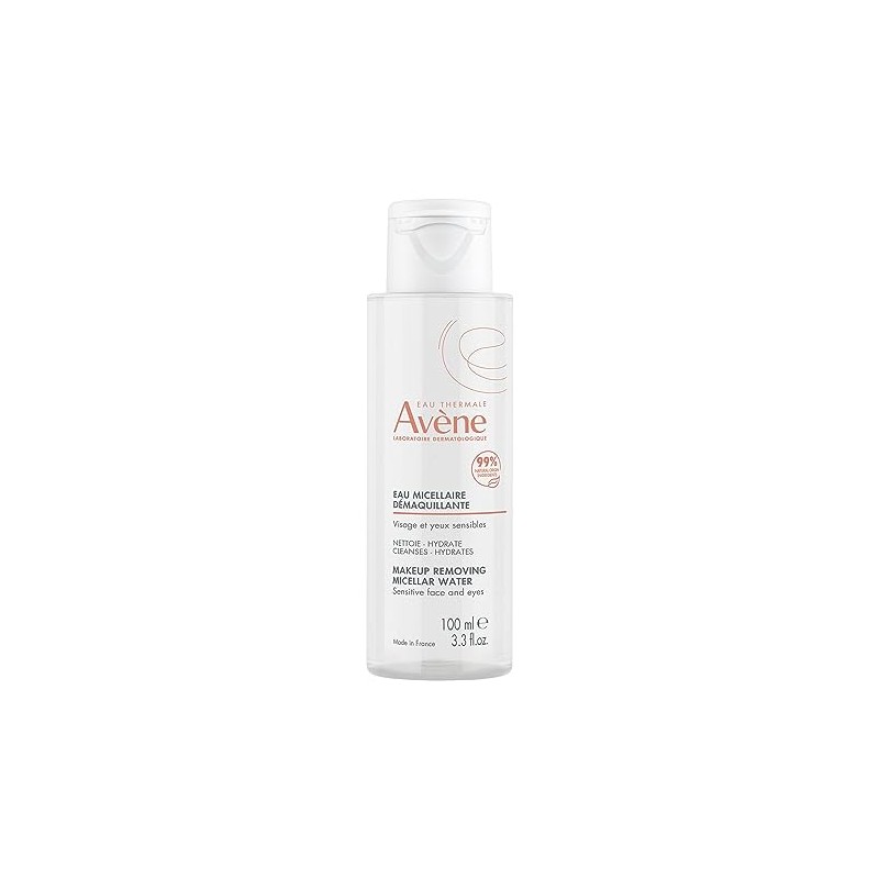 Avène Desmaquillante, Agua Micelar, Piel Sensible, 100ml