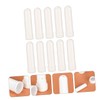 Vaguelly 10pcs Refillable Essential Oil Tubes White Aromatherapy Sticks for