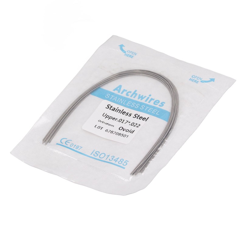 50pcs Dental Orthodontic Arch Wire Stainless Steel Orthodontic Rectangular Arch