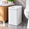 15L Touchless Trash Can for Home – Automatic Sensor Lid