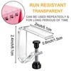 12 Pieces Clear Tablecloth Clips, Adjustable Plastic Table Cover Holders,